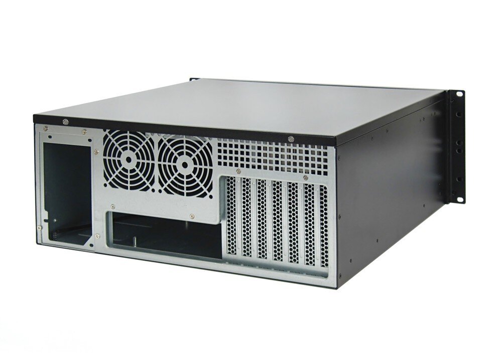 19 Server Gehäuse 4HE 4U ATX 48cm tief schwarz