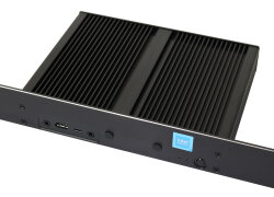 19" Mini IPC System 1HE ultrakurz Emu X1-N100 Fanless - Quad-Core intel N100