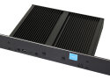 19" mini IPC system 1U ultra-short Emu X1-N100 Fanless - quad-core intel N100