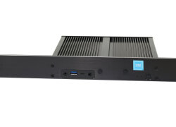 19" Mini IPC System 1HE ultrakurz Emu X2-N200 Fanless - Quad-Core intel N200