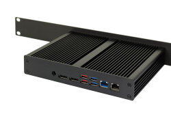 19" Mini IPC System 1HE ultrakurz Emu X2-N200 Fanless - Quad-Core intel N200