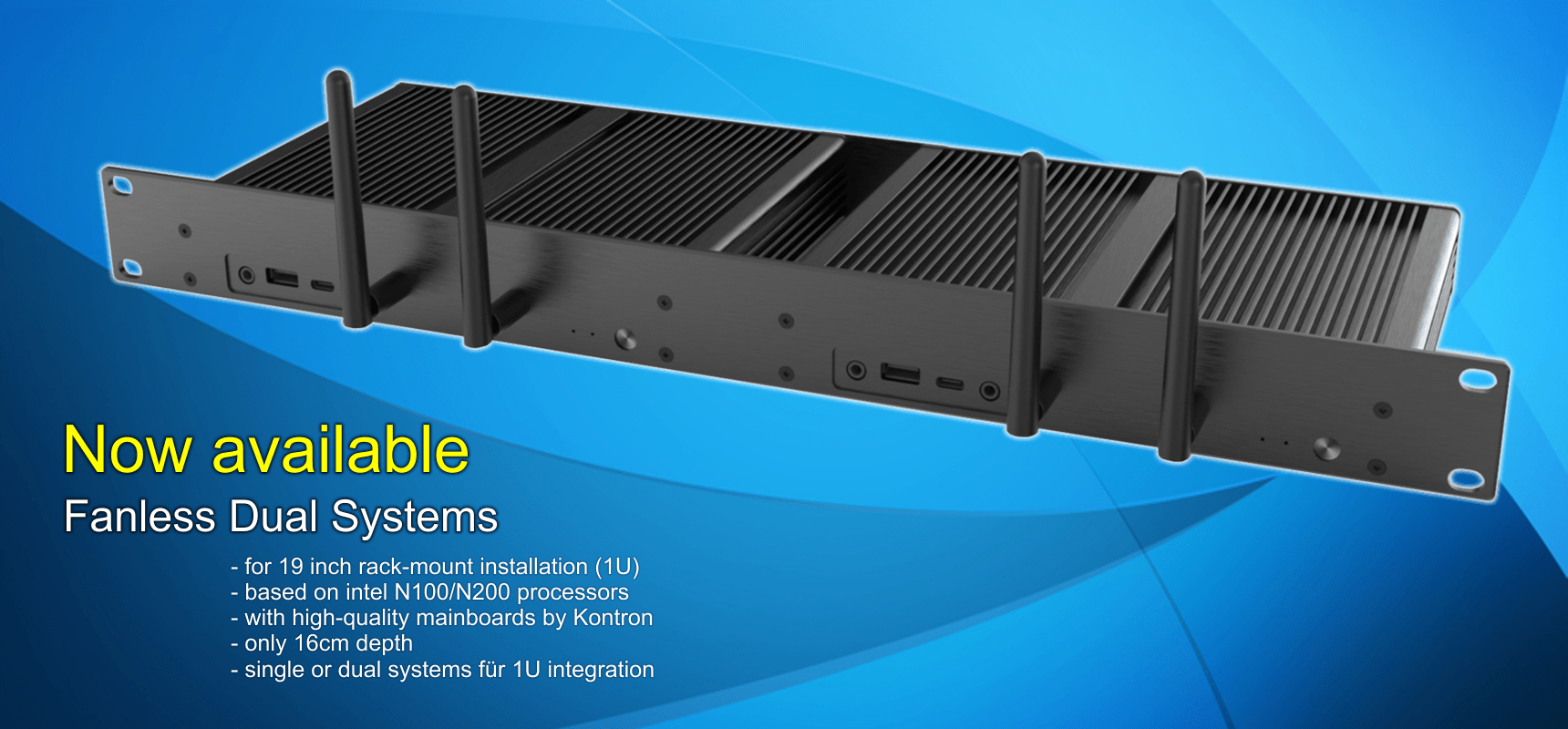 New fanless systems coming in 2024